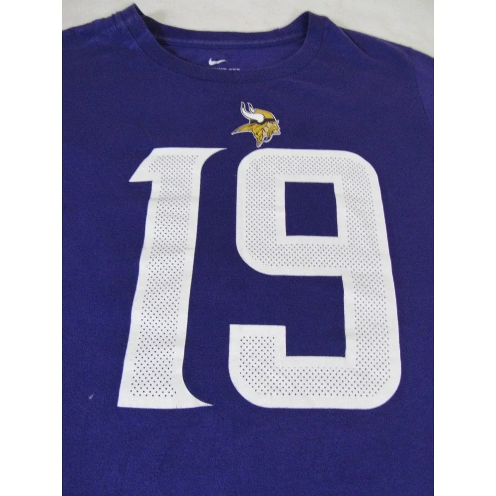 Minnesota Vikings NFL Logo Purple Tee Shirt size XL Youth Cotton
